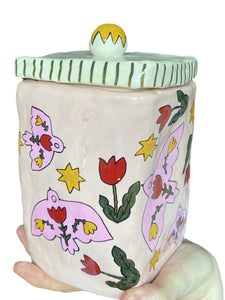 'Valentines' Storage Jar (One-Off)