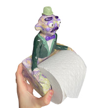Load image into Gallery viewer, &#39;Marbleous Melvin&#39; The PonkyWots Butler Toilet Roll Holder (one off)
