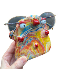 Load image into Gallery viewer, Multicolour swirl Marble Glasses Holders (one-off)
