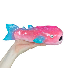 Load image into Gallery viewer, Pink + Teal Whale Shark Tealight Candle Holder (One-Off)
