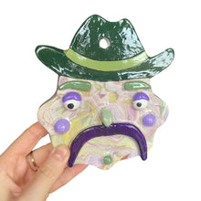 Load image into Gallery viewer, The Purple Garden Marble Cowboy Wall Hanging (one off)

