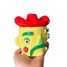 Load image into Gallery viewer, 'Tomatoes' Cow Boy Pot
