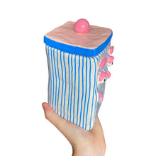 Load image into Gallery viewer, &#39;Steven Stripes&#39; Storage Jar (One-Off)
