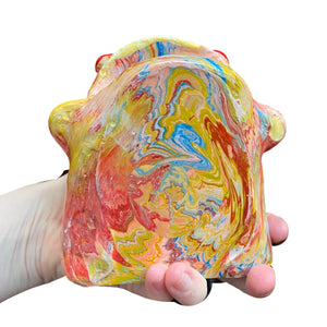 Multicolour swirl Marble Glasses Holders (one-off)