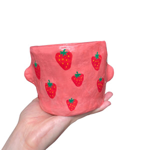 'Pink Lady of Berries' Chunky Pot
