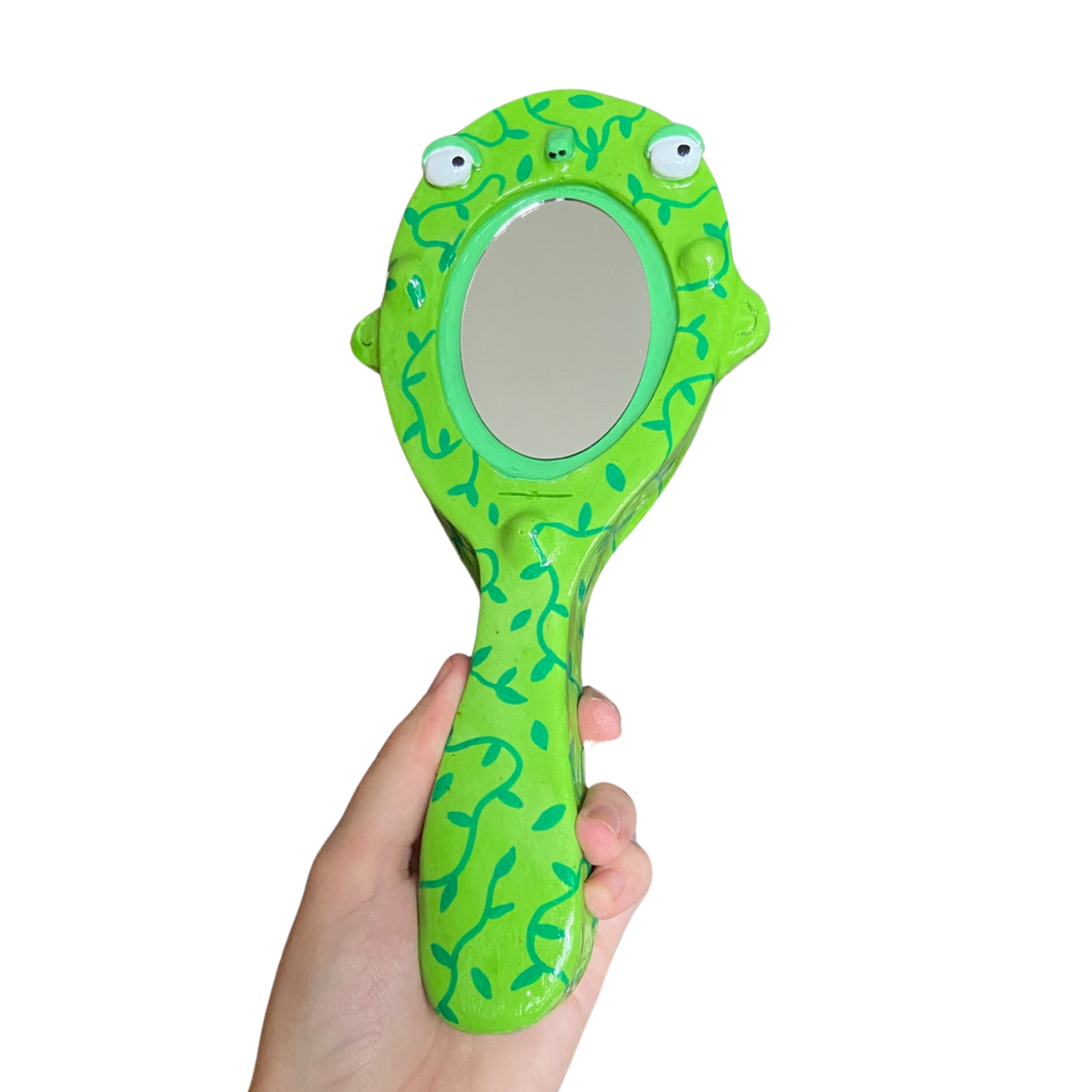 Hand-Held 'Ancient Vines' Mirror