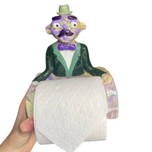 Load image into Gallery viewer, &#39;Marbleous Melvin&#39; The PonkyWots Butler Toilet Roll Holder (one off)
