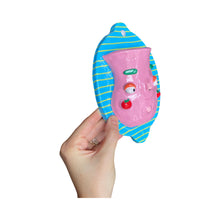Load image into Gallery viewer, &#39;Blue Pink Tomato&#39; PonkyWots Wall Vase
