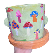 Load image into Gallery viewer, &#39;Mushroom Town&#39; Large Plant Pot (One-Off)
