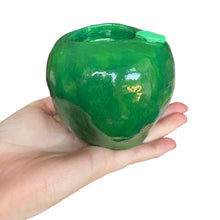 Load image into Gallery viewer, Dark Green Apple Candle Holder (one off)
