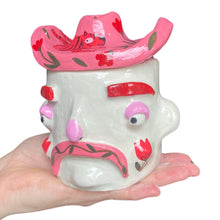 Load image into Gallery viewer, Tim &amp; his Tiger Cow Boy Pot (one-off)
