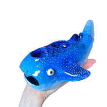 Load image into Gallery viewer, Deep Blue Whale Shark Tealight Candle Holder (One-Off)
