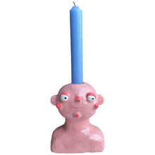 Load image into Gallery viewer, Pink Candlestick Holder
