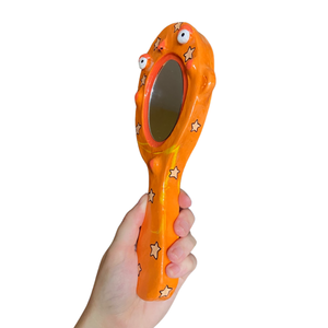 Hand-Held 'Orange Sky' Mirror