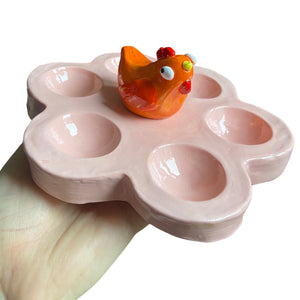 'Classic Pink' Egg Holder