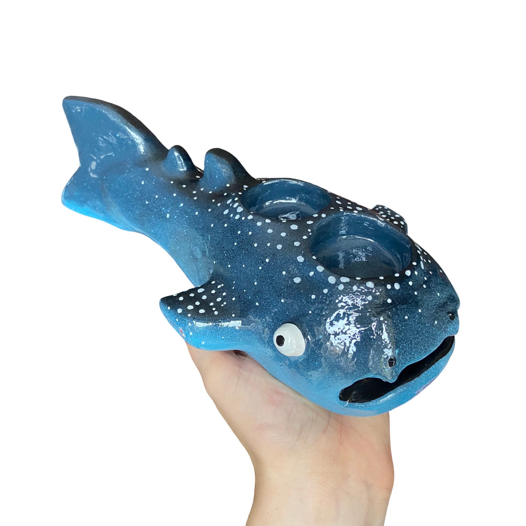 Classic Whale Shark Tealight Candle Holder