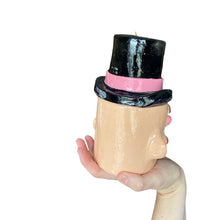Load image into Gallery viewer, Top Hat Man Pot &amp; Tealight Holder
