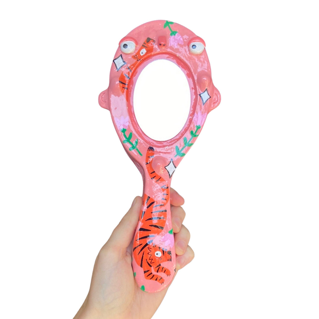 Hand-Held 'Tigers' Mirror (one-off)