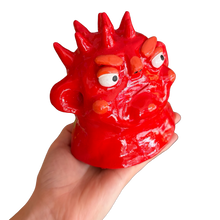 Load image into Gallery viewer, NEW Fiery Angry spiky haired guy (Ring Holder &amp; incense cone cover)
