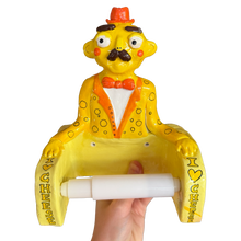 Load image into Gallery viewer, 'Cheese Lover' The PonkyWot Butler Toilet Roll Holder
