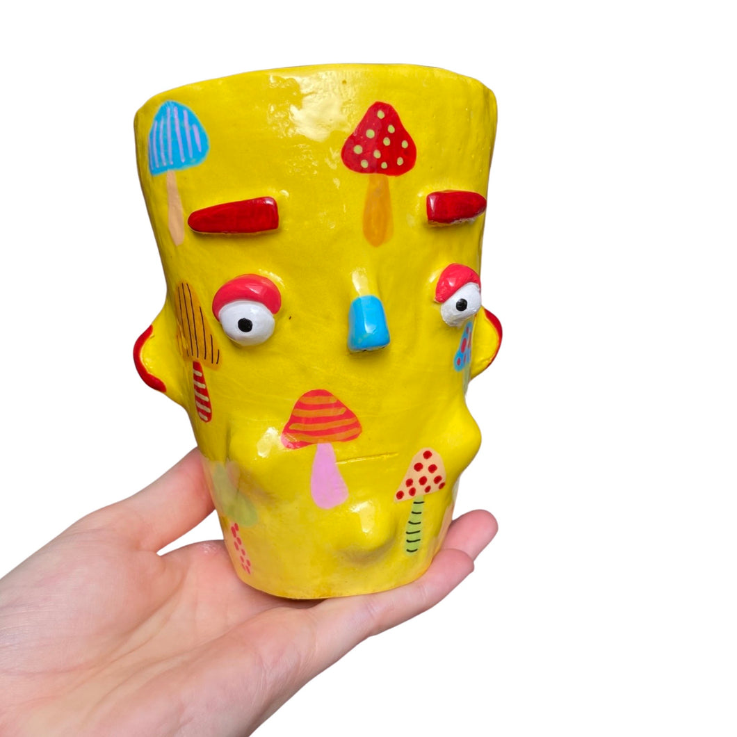 'What a Fun-gi' Vase