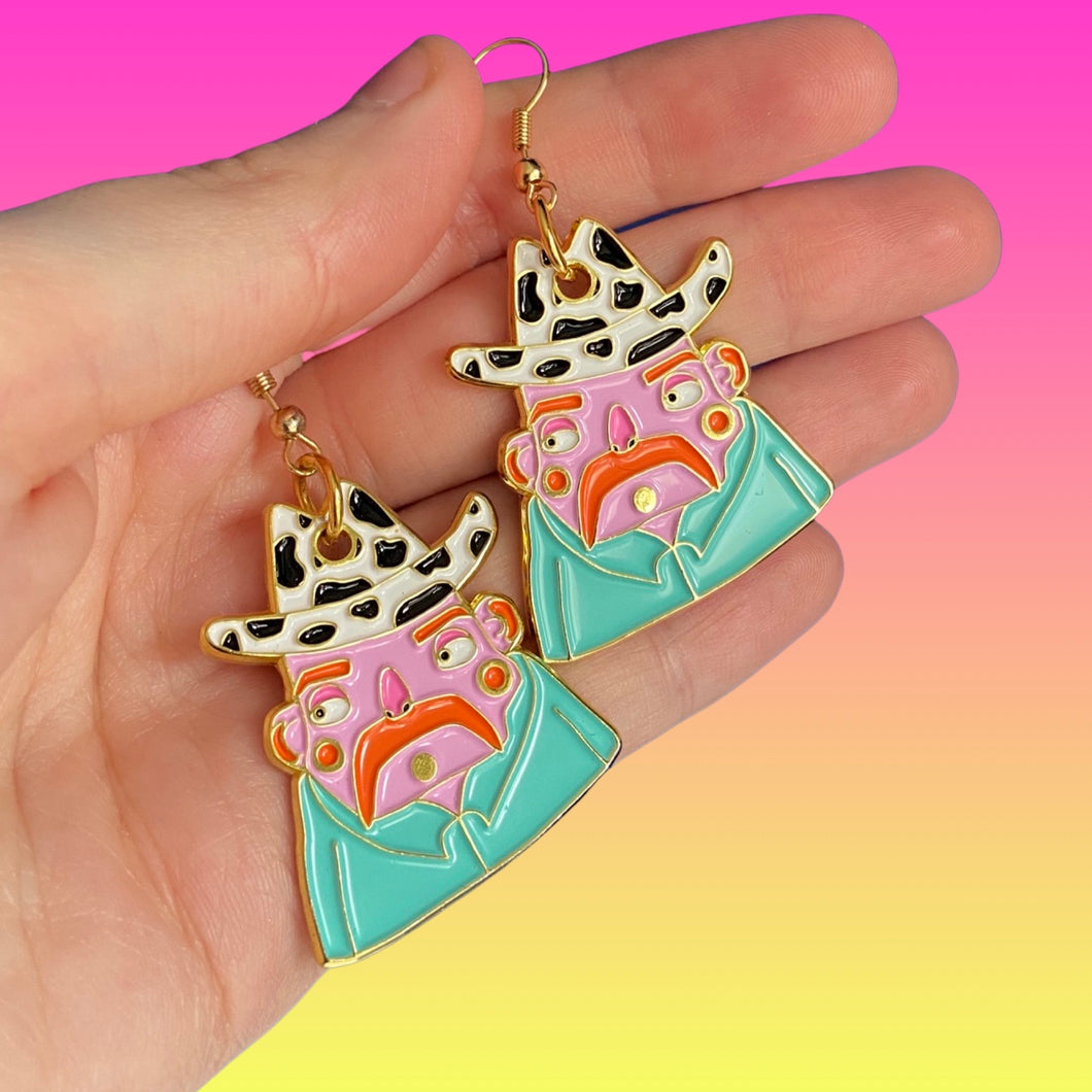 Cowboy PonkyWots Earrings