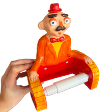 Load image into Gallery viewer, 'Vibey Victor' The PonkyWot Butler Toilet Roll Holder
