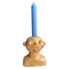 Load image into Gallery viewer, Light Orange Candlestick Holder (one-off)
