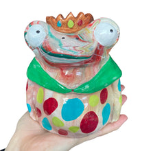 Load image into Gallery viewer, &#39;Multicolour&#39; Frog Tea-Light Holder (one-off)
