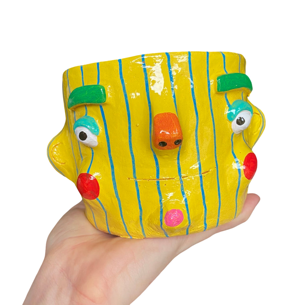 'Stripey Boi' Chunky Pot