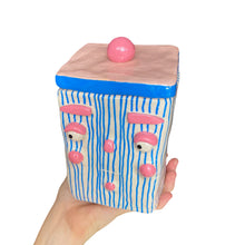 Load image into Gallery viewer, &#39;Steven Stripes&#39; Storage Jar (One-Off)
