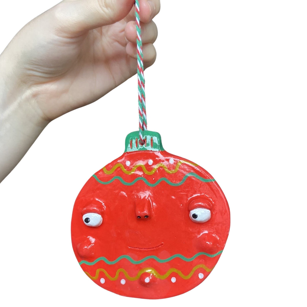 Bauble Christmas Decorations (Classic Red)