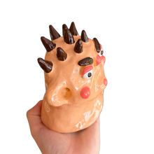 Load image into Gallery viewer, NEW Angry spiky haired guy (Ring Holder &amp; incense cone cover)
