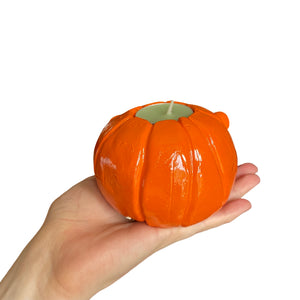 Ponky Pumpkin Tealight Candle Holder
