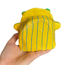 Load image into Gallery viewer, &quot;Simply Yellow Stripes&quot; Glasses Holder
