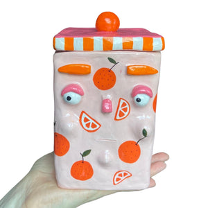 NEW 'Oranges' Storage Jar (One-Off)