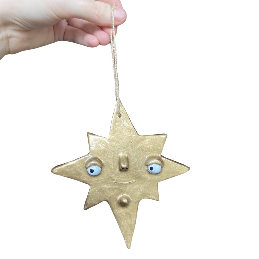 Star Christmas Decorations (Gold)