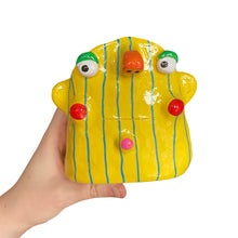 Load image into Gallery viewer, &quot;Simply Yellow Stripes&quot; Glasses Holder
