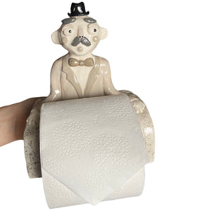 'Speckled Sullivan' The PonkyWot Butler Toilet Roll Holder