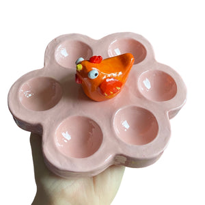 'Classic Pink' Egg Holder