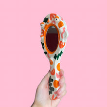Load image into Gallery viewer, Groovy Abstract Hand-Held Mirror (One-Off)
