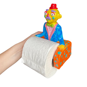'Groovy One off' The PonkyWot Butler Toilet Roll Holder