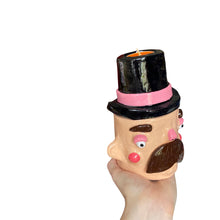 Load image into Gallery viewer, Top Hat Man Pot &amp; Tealight Holder
