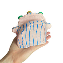 Load image into Gallery viewer, &quot;Blue Stripes&quot; Glasses Holder
