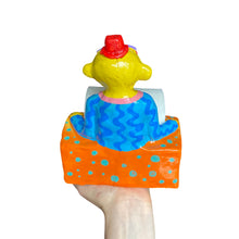 Load image into Gallery viewer, &#39;Groovy One off&#39; The PonkyWot Butler Toilet Roll Holder
