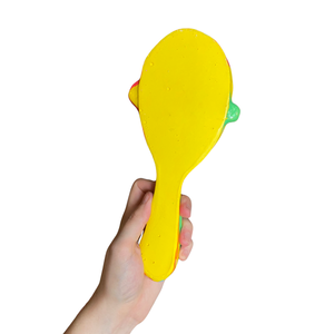 Hand-Held 'Colourful Stiped' Mirror