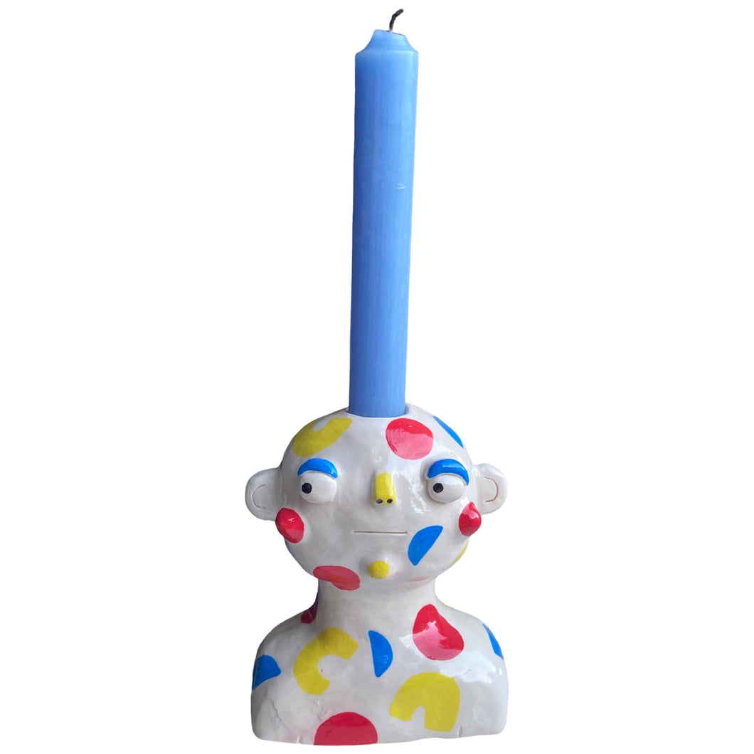 Abstract Shapes Candlestick Holder (one-off)