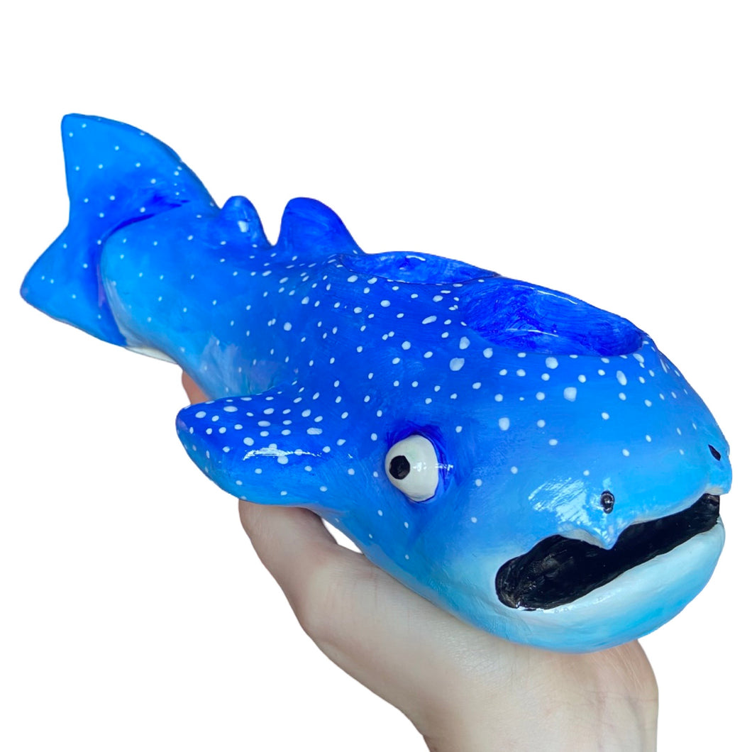 Blue Whale Shark Tealight Candle Holder (only 1)