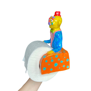 'Groovy One off' The PonkyWot Butler Toilet Roll Holder