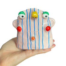 Load image into Gallery viewer, &quot;Blue Stripes&quot; Glasses Holder
